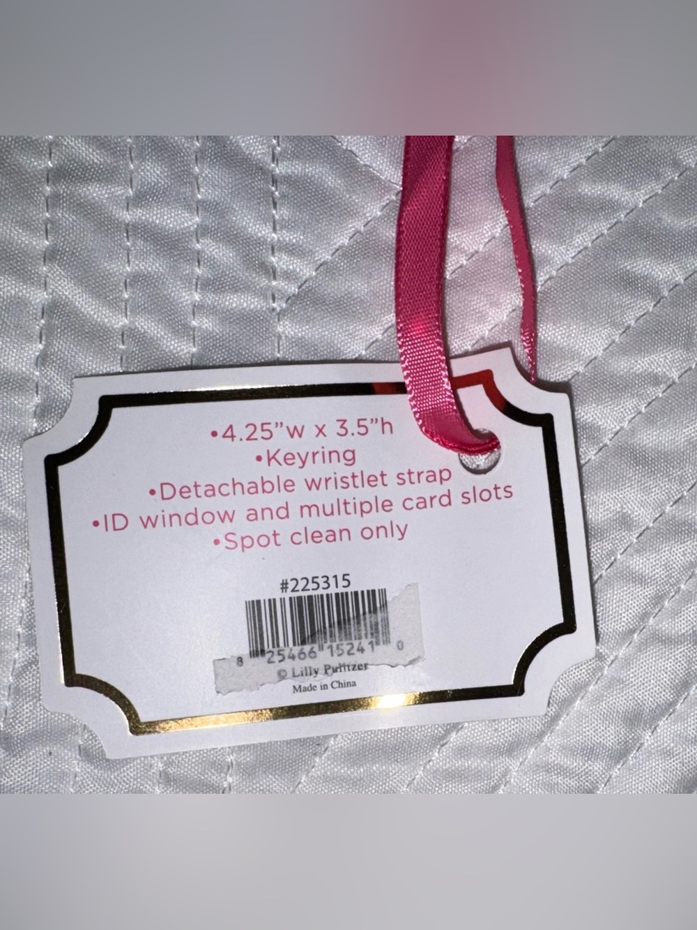 NWT Lilly Pulitzer “Walking on Sunshine” Snap ID Card Case 4.25”w x 3.5”h - Picture 7 of 7